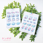 Load image into Gallery viewer, Garden Tea Time - Vinyl Sticker Sheets
