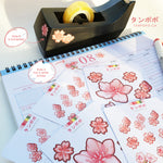 Load image into Gallery viewer, Cherry Blossoms - Vinyl Sticker Sheets
