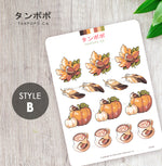 Load image into Gallery viewer, Lazy Autumn - Vinyl Sticker Sheets
