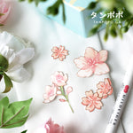 Load image into Gallery viewer, Cherry Blossoms Vinyl Sticker Pack

