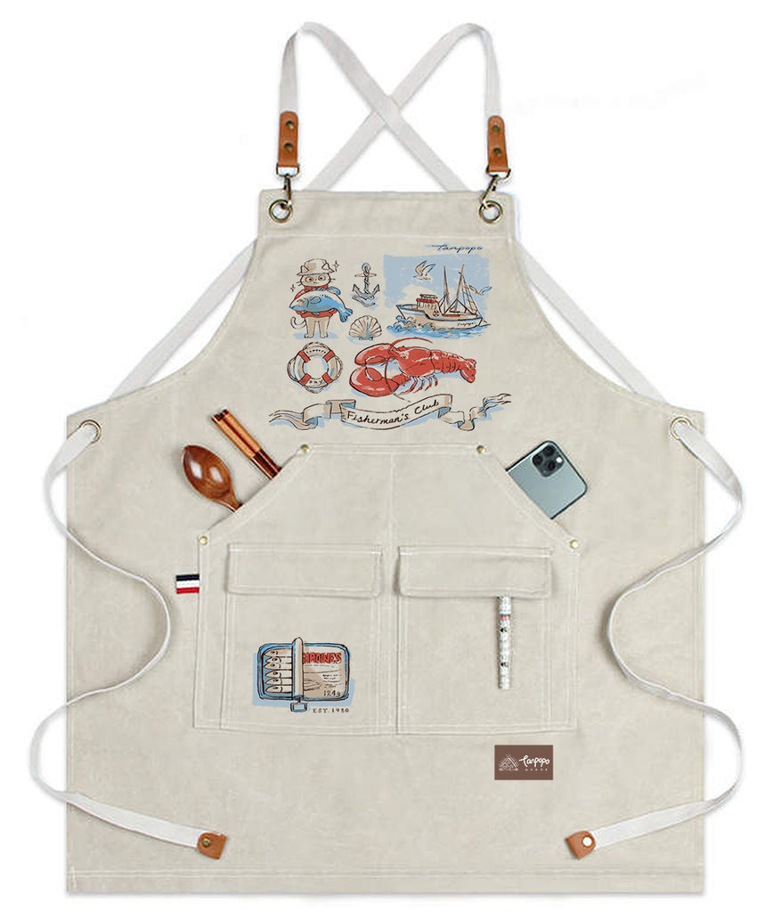 Canvas Apron - Fisherman's – Tanpopo House