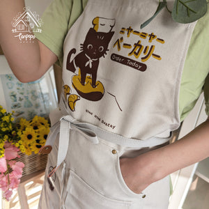 Canvas Apron - Nyan Nyan Bakery