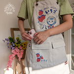 Load image into Gallery viewer, Canvas Apron - Farm Fresh Strawberries
