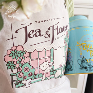 Canvas Apron - Tea & Flower