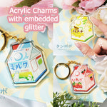 Load image into Gallery viewer, Milk Cartons Acrylic Charm

