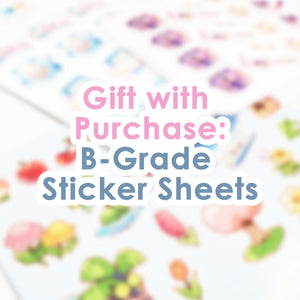 One Random "B-Grade" Sticker Sheet - Gift with Purchase