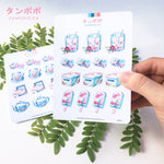 Load image into Gallery viewer, Garden Tea Time - Vinyl Sticker Sheets
