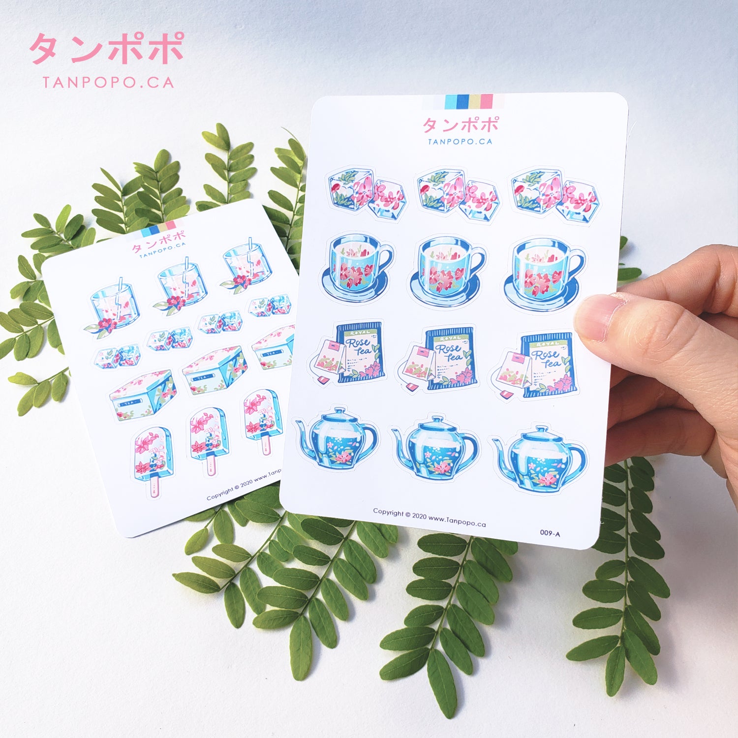 Garden Tea Time - Vinyl Sticker Sheets