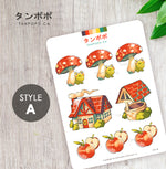 Load image into Gallery viewer, Fairy Tale Cottage - Vinyl Sticker Sheets
